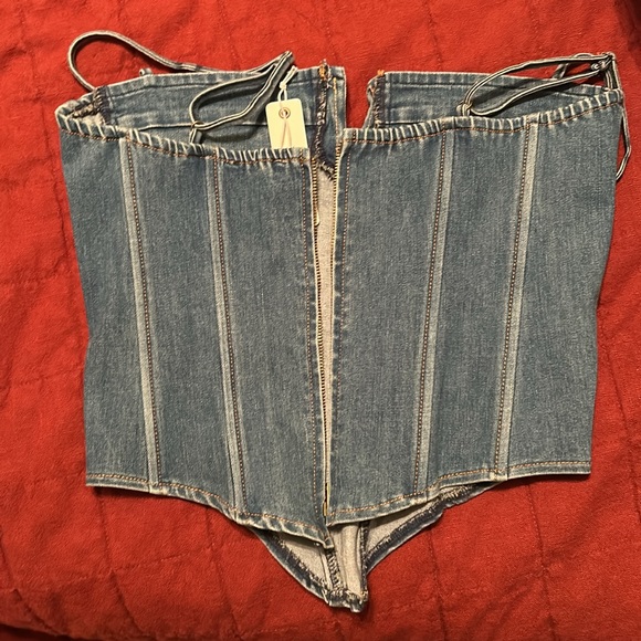 Denim corset - Picture 4 of 5